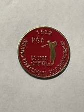 Rare 1932 PGA Championship 1" Coin Style Golf Marker - Keller Golf Course