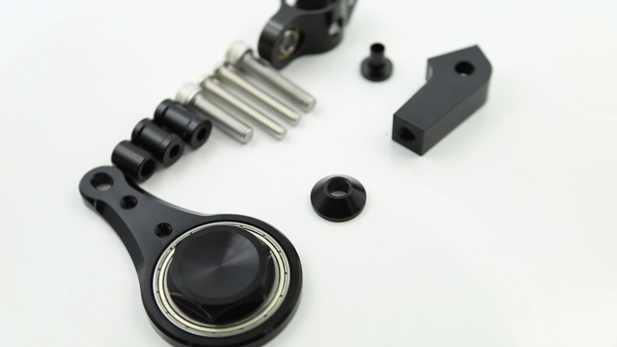 For Ninja ZX636 ZX6R 2005-2006 CNC Steering Damper Bracket Kit