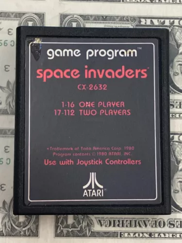 Game Program Space Invaders 1980 Release ATARI 2600 CX2632 (Cartridge Only)