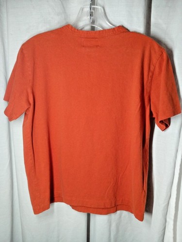 Abercrombie & Fitch T-Shirt Boy's Youth Size Large Orange Short Sleeve Logo EUC - Picture 8 of 9