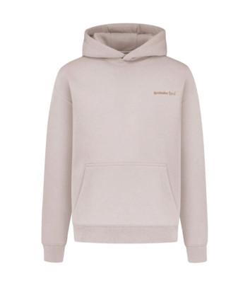 Smilodox Herren Hoodie Fortes mit Kapuze Oversized-Schnitt Gr. XXL Hellbraun NEU