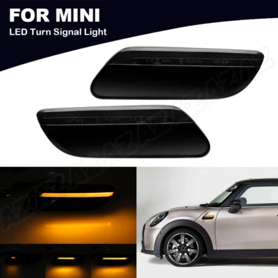 Sequential LED Side Marker Turn Signal Lights For Mini Cooper F55 F56 F57 LCI2 - Bild 1 von 4