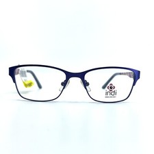 Indi KG 7003 PU Kids Eyeglasses Frames Purple Cat Eye Full Rim 47-15-125