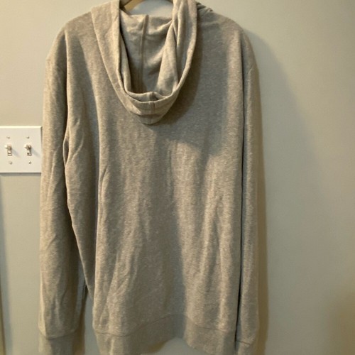 Prana Cardiff fleece full zip hoody XL grey. Soft and fleecy inside. - Picture 2 of 9