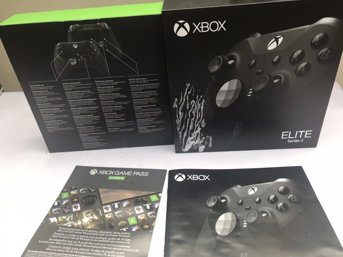 BOX ONLY COMPLETE Xbox One Elite Wireless Controller Series 2 EMPTY
