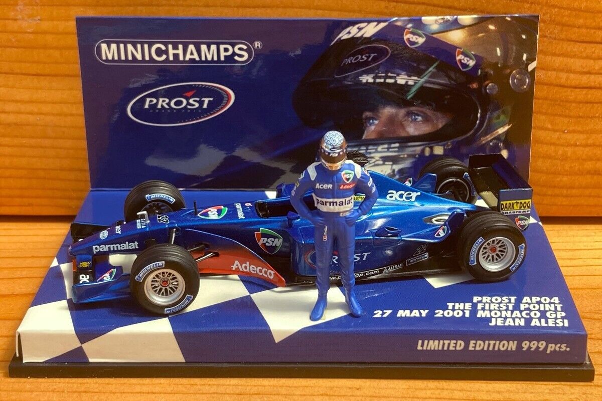 Minichamps 1/43 Jean Alesi Prost Ferrari AP04 1st Point Minichamps 1/43 Jean Alesi Prost Ferrari AP04 1st Point