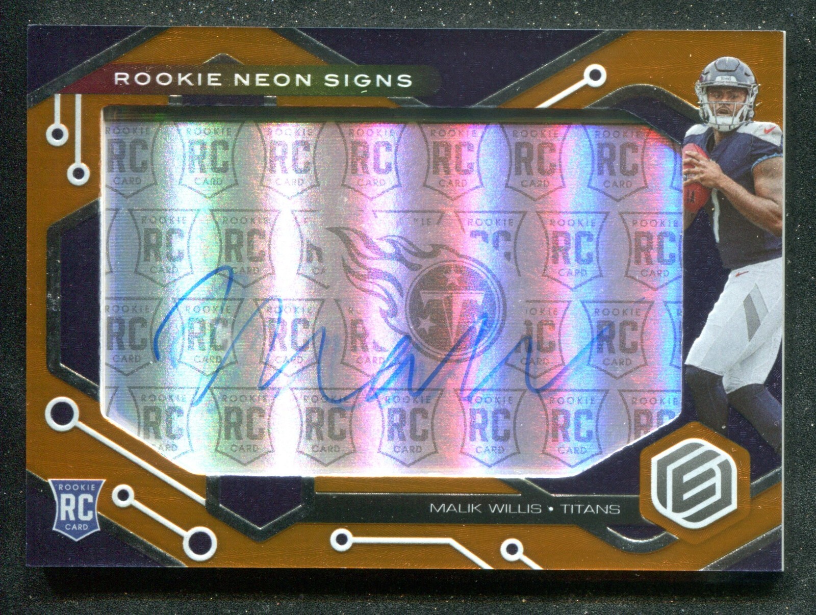 Malik Willis Panini Legacy Rookies Premium Edition Mini Variation #3 Orange