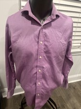 POLO Ralph Lauren Dress Shirt Size 16 32/33 Men's Slim Fit Stretch