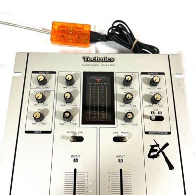 Technics　DJミキサー　SH-EX1200 Technics SH-EX1200 Silver DJ Mixer DMC | eBay