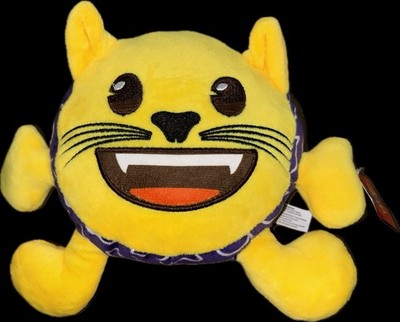 NEW NWT Fluffy Emoji Cat Emoticon Cushion Stuffed Plush Soft Pillow 6  J
