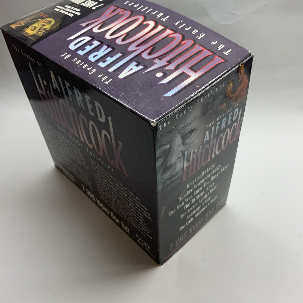 The Genuis of Alfred Hitchcock-The Early Thrillers 7 VHS Box Set