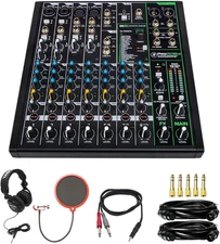 PROFX10V3 10 Channel Professional Effects Mixer with USB Bundle with Tascam Clos