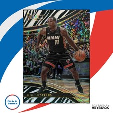2017-18 Panini Select Dion Waiters Zebra Prizms #277 Courtside Miami Heat