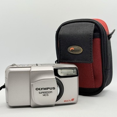 Olympus Superzoom 140S Kamera 35mm Zoom 38-140mm Autofokus mit Lowepro Tasche