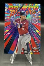 Ketel Marte Power Players (Base) #PP-4 2025 Topps Chrome Baseball Diamondbacks