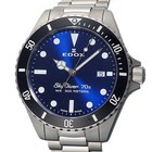 EDOX Seventies 70s Skydiver 53017-3NM-BUI Herren Quarzuhr