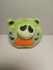 Angry Birds 5" Green Grandpa Mustache Pig Plush Stuffed Toy No Sound