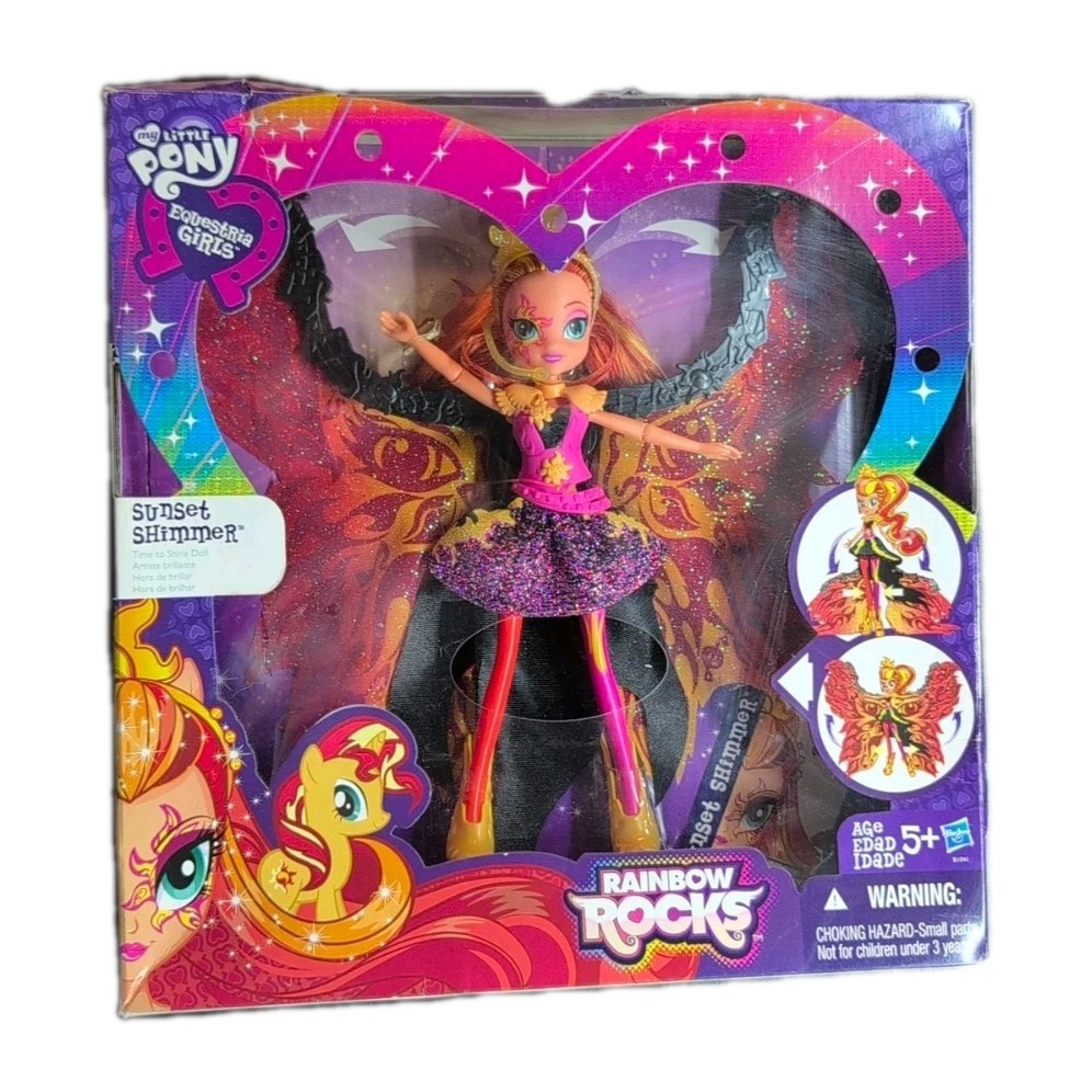 2014 Hasbro My Little Pony MLP Equestria Girl Rainbow Rocks Sunset