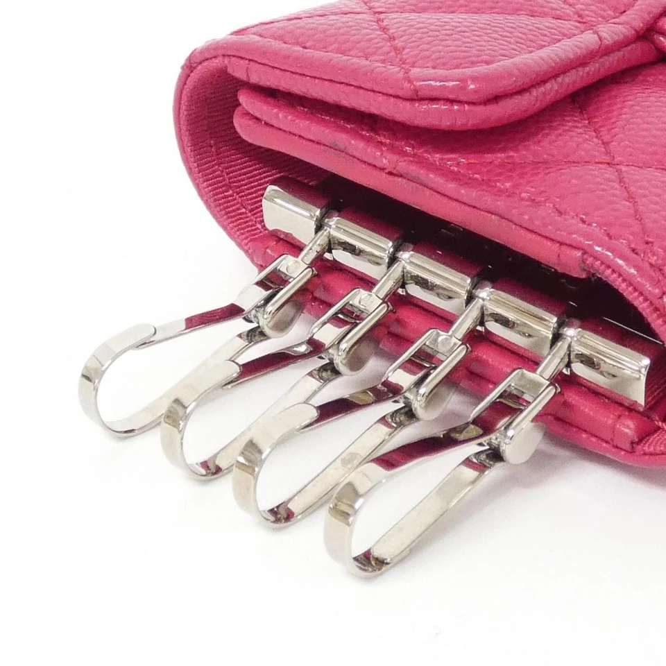 Auténtico estuche para llaves Chanel Timeless Classic Line AP0222 #260-008-054-9116 Foto 2 de 4