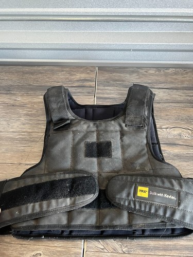 TRX Weighted Vest Unisex Black Kev Adjustable Training Fitness Vest