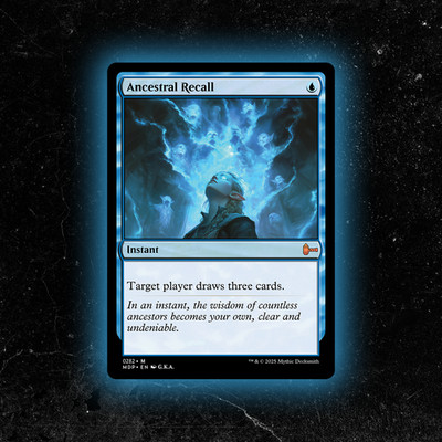 Ancestral Recall - Custom Magic: The Gathering Card - High-Quality