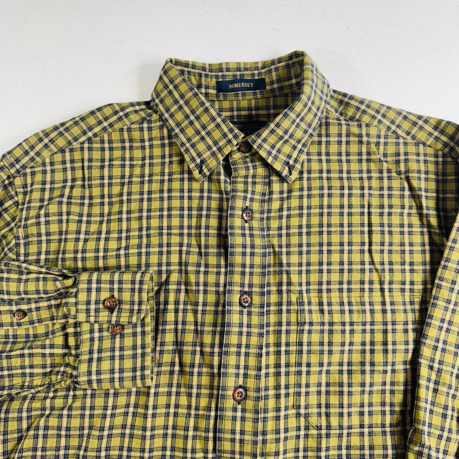 Pendleton Somerset Button Down Shirt Mustard Yell… - image 1