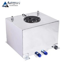 8 Gallon Aluminum Level Racing Sliver Tank Us Sender Drift 30.5l Fuel Cell Gas