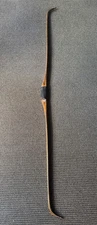 Vintage 1950s Grizzly Bear Recurve Wood Bow Grayling Mich 60”