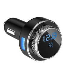 Dual USB Car MP3 Bluetooth 5.0 FM Transmitter Player Fast Charging QC3.0 Charger