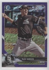 2018 Bowman Chrome Prospects Purple Shimmer Refractor /655 Alec Hansen 5i1