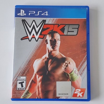 2K WWE 2K15 PS4 Blue Wrestling Sports Video Game Fighting