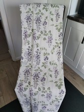Dunelm Pair Of Eyelet Curtains 46 " Wide 72" Length Wisteria Design Excellent