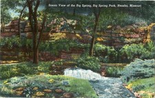 Neosho BIG SPRING PARK Mssouri Postcard 22001