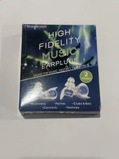 Hearprotek Concert Ear Plugs 2Pairs Reusable High Fidelity Musician Ear Plugs f