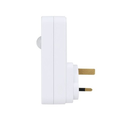 PIR Sensor Steckdose Schutz Sicherheitssteckdose 120° Grad Weitwinkel Smart