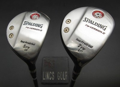 2er Set Spalding Tour Pro Grind 18° 5 + 21° 7 Hölzer Stiff Graphitschäfte