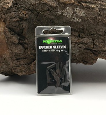 Korda Tapered Sleeve Weedy Green 10 Stück Silikon
