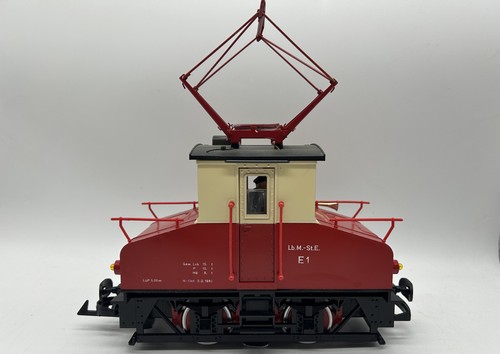 Gebrauchtes 5012032 | LGB 2032 E-Lok E 1 rot /beige Spur 2m gebraucht 1:22,5 | Condition: Gebraucht