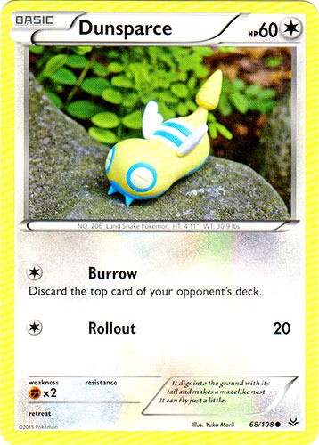 Dunsparce - 68/108 - Common Lightly Played Roaring Skies