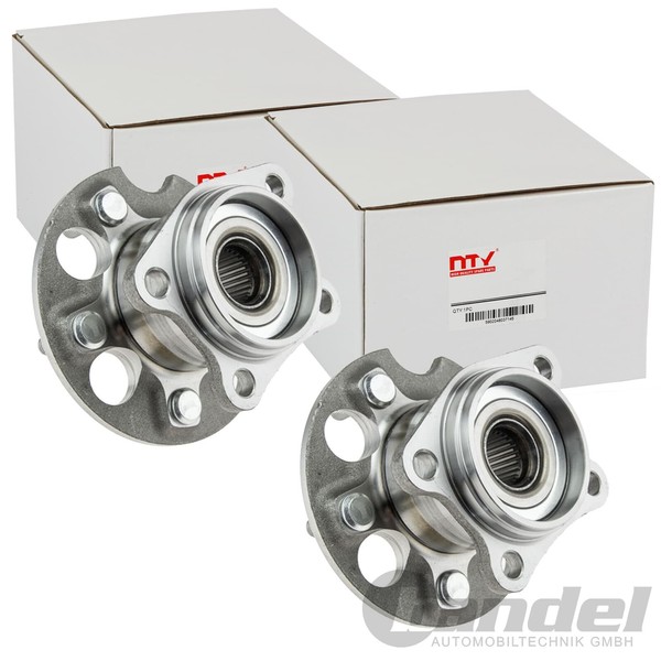 2X NTY Radnabe Hinten Beidseitig Passend FÜR Toyota Highlander Venza-image
