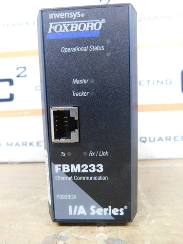 Foxboro P0926GX FBM233 INVENSYS Ethernet communication used JNC