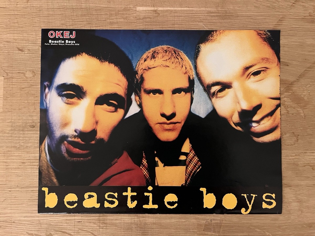 Beastie Boys 1995 Clip Poster Swedish Music magazine Okej 1990s | eBay