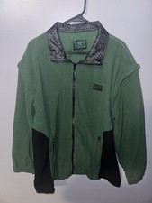 Vintage Rare Employee FOSS Maritime Green/Black Boat Jacket Men's TALL XL