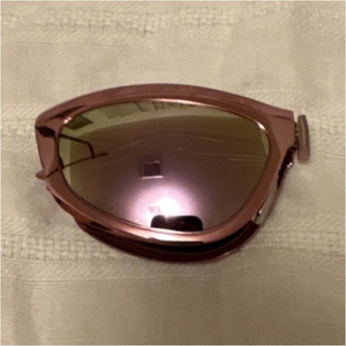 GIVENCHY Gold Mirrored Trifold 57mm Cat Eye Unisex Sunglasses GV 7208/S Givenchy Gold GV 7208/S Sunglasses Givenchy main image 4