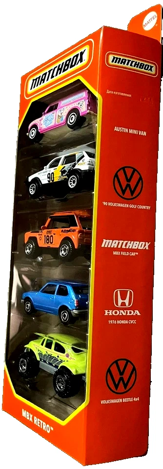 Matchbox MBX RETRO  (Confezione da 5 pezzi) - Immagine 2 di 2