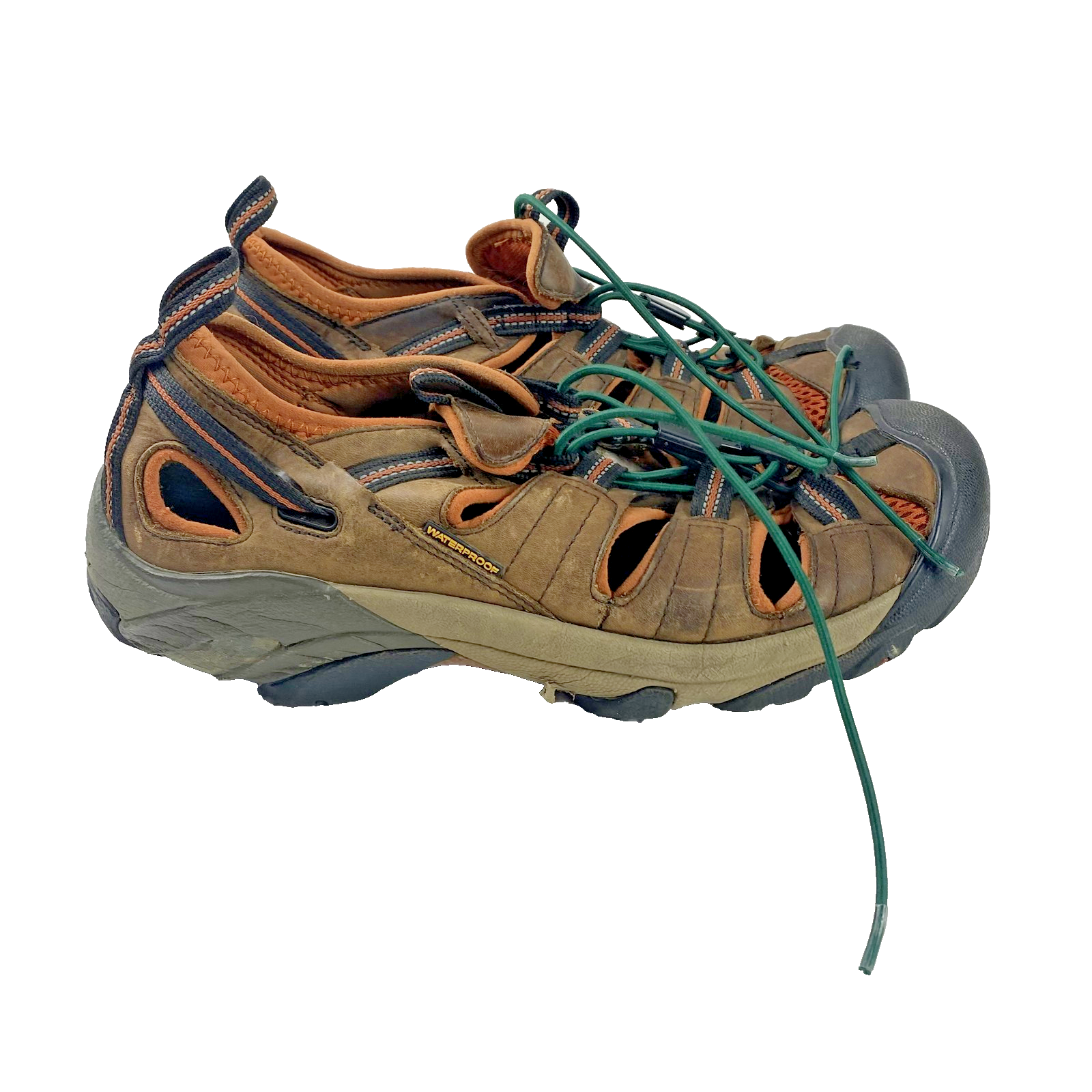Scarpe impermeabili Keen da uomo taglia 10 sandali da trekking outdoor trail stringate in pelle