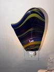Blenko Blown Glass Night Light Artist Signed-VC only!