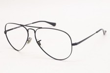 NEW RAY-BAN RB 6489 AVIATOR METAL II 2503 BLACK AUTHENTIC EYEGLASSES 58-14