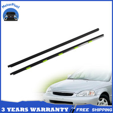 Door Window Weather Molding Pair Lh Rh For 1996-00 Honda Civic Ek 72410-s03-003 Door Window Weather Molding Pair Lh Rh For 1996-00 Honda Civic Ek 72410-s03-003