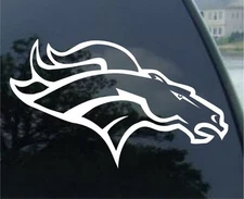 BRONCOS  Window Sticker Vinyl Decal any size any color